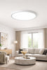 M0841: M.T.C Canada 20 Inch Round LED Ceiling Light, 42W ,5600LM, 3CCT (3000K/4000K/6000K) Selectable, Dimmable 120VAC, Ultra Slim 0.98", Surface Mount cETL Certified