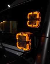 Full Kit M0854 – M.T.C Canada 4" 90W (45Wx2) LED Driving Light with DRL, High/Low Beam 6000K, IP68 Waterproof (12000LM, Amber DRL) With Dual Switch Wiring harness
