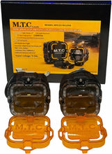 Full Kit M0854 – M.T.C Canada 4" 90W (45Wx2) LED Driving Light with DRL, High/Low Beam 6000K, IP68 Waterproof (12000LM, Amber DRL) With Dual Switch Wiring harness