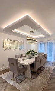 1 Roll 20M) M0760 : M.T.C Canada LED Strip Light Commercial Grade COB Dot Free 20M (66 FT Roll) 24VDC 320LED /M 5W/M IP44 No Drop in Voltage with 1 Side Power