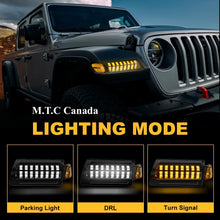 M0526 : LED Fender Flare Light Side Markers Turn Signal for Jeep Wrangler JL Gladiator Rubicon Sahara Sport Version 2018 and Plus