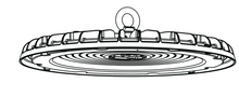 Upgraded 42,000 Lm Cul Certified 300 Watt High Bay 6K M0836 - M.T.C Canada LED UFO Highbay Light 120VAC with 120VAC Plug in 1.5M Long Wire | | Black Housing for High Ceiling Warehouse
