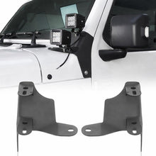 M0859 : M.T.C Canada Dual A-Pillar Light Mounting Brackets (1 Pair) Compatible with 2018–2026 Jeep Wrangler JL & 2020–2026 Jeep Gladiator JT, Not Compatible with Gladiator Mojave – Heavy Duty, Black