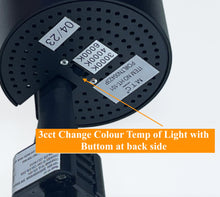 Black Housing (Pack of 4 Piece)) :(M0683) M.T.C Canada LED Track Light 30W 3000lm 3 Pin 3cct (3K,4K,6K) Change Colour with Button at Back Side CETL 3 Pin H Type Track Fit, Input 120VAC