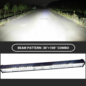 (Pack of 2)M0668:LED Double row Bar 20 Inch Off Road 360W Combo Beam LED 3W , 3030 LED , Operating Voltage 10-30VDC  Work SUV Truck ATV Boat