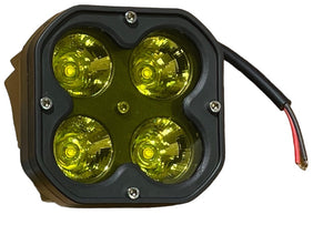 (Pack of 2)M0670 : M.T.C Canada LED 40W Yellow Off Road Work Light /LED Pod / LED Bar 4000lm Inout 10-30VDC IP67 Waterproof