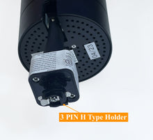 Black Housing (Pack of 4 Piece)) :(M0683) M.T.C Canada LED Track Light 30W 3000lm 3 Pin 3cct (3K,4K,6K) Change Colour with Button at Back Side CETL 3 Pin H Type Track Fit, Input 120VAC