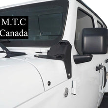 M0859 : M.T.C Canada Dual A-Pillar Light Mounting Brackets (1 Pair) Compatible with 2018–2026 Jeep Wrangler JL & 2020–2026 Jeep Gladiator JT, Not Compatible with Gladiator Mojave – Heavy Duty, Black