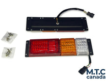 M0870 – M.T.C Canada 14 Inch LED Rear Tail Lights 2-Piece 102 LED 12VDC Brake, Stop & Turn Lights for Truck & Trailer