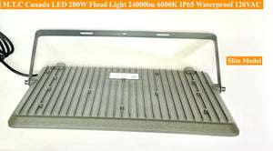 M0763 : M.T.C Canada LED Flood Light 200W 24000lm 6000K Input Voltage 120VAC with Plug in CETL IP65 Waterproof