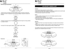 Cul Certified M0866 :M.T.C Canada LED Security Flood Light with PIR Motion Sensor & Photocell, 25W/16W Selectable, Up to 3500 Lumens, 3K–6K 5CCT 120V AC, Outdoor Available in 2 Colors