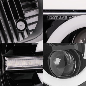 M0692:M.T.C Canada LED 5x7/7x6 Head light 60W 6000lm Hi/Low And DRL 6000K and Turn Amber DOT Approved Replacement For H6064 (1 Pair)