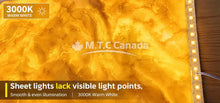 (Pack of 4) CETL Certified M0869 :M.T.C Canada 24V LED Backlighting Sheet 10Watt 1000lm Each 320LED 500x250mm CRI90 3000K Warm White Dimmable, Low Voltage LED Backlighting Sheet (Peel and Stick)