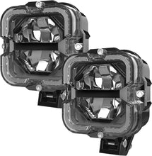 Full Kit M0854 – M.T.C Canada 4" 90W (45Wx2) LED Driving Light with DRL, High/Low Beam 6000K, IP68 Waterproof (12000LM, Amber DRL) With Dual Switch Wiring harness