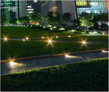 (Pack of 10) M0767 : M.T.C Canada Outdoor Inground Led Lights 4 Sides 1W 24VDC Stainless Steel IP68 Waterproof Lawn and Garden Lighting Embedded Ground Light (Color : Warm Light, Size : 42mm)