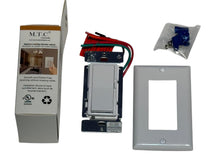 (Pack of 10 Piece) M0812: M.T.C Canada LED Dimmer Switch Single Pole or 3-Way dimmer Switch 300 watt LED 120VAC,Traic Dimming, White with Wall Plate Included CUL Certified