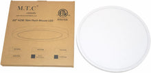 M0841: M.T.C Canada 20 Inch Round LED Ceiling Light, 42W ,5600LM, 3CCT (3000K/4000K/6000K) Selectable, Dimmable 120VAC, Ultra Slim 0.98", Surface Mount cETL Certified