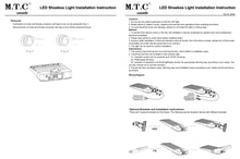 1 Pack  M0724: M.T.C Canada® LED Parking Lot Lights/ LED Street Light / LED Shoe box Light /LED Area Light 200W 28000lm LED Direct Wiring AC 100-277VAC With FM Bracket