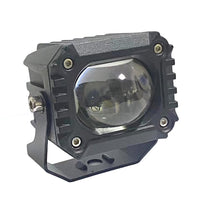 M0576: M.T.C Canada LED 2 inch Square White Amber LED Driving Work Light Bar Pods With Mount Bracket Spot Off Road Fog( 1 Pair)