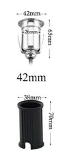 (Pack of 10 Piece) M0731 3K : M.T.C Canada Outdoor Inground Led Lights 1W 24VDC Stainless Steel IP68 Waterproof Lawn and Garden Lighting Embedded Ground Light (Color : Warm Light, Size : 42mm)