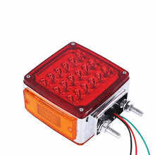 Pack of 2 Piece (1 Pair Left and Right) :M0701:M.T.C Canada Square LED Pedestal Fender Light Truck RV Trailer Double Face Turn Signal Brake
