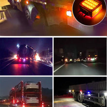 Pack of 2 Piece (1 Pair Left and Right) :M0701:M.T.C Canada Square LED Pedestal Fender Light Truck RV Trailer Double Face Turn Signal Brake