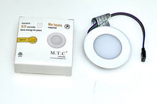 Pack of 10 Piece M0734 RGB White Trim  :M.T.C Canada LED Puck Light/LED Under Cabinet Light 12VDC 2W 200lm LED RGB Multicolour Recessed Puck Light CETL Availabl White Trim (White Trim RGB (Multicolour))