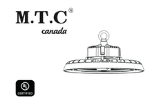(Pack of 1 ) M0709 M.T.C Canada LED High Bay Light UFO Premium Range 150W 21000lm 6000K Input Voltage AC100V-277V, UFO Style,New Advance Model CUL Certified(M0709 150W 100-277VAC UFO Highbay CUL)