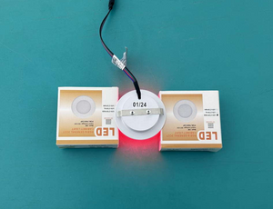 Pack of 10 Piece M0734 RGB White Trim  :M.T.C Canada LED Puck Light/LED Under Cabinet Light 12VDC 2W 200lm LED RGB Multicolour Recessed Puck Light CETL Availabl White Trim (White Trim RGB (Multicolour))