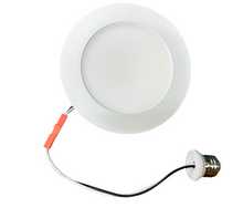 Upgraded New (Pack of 12) M0813:M.T.C Canada LED 4inch Retrofit kit Flat with E26 Holder 120V 10W Dimmable 950lm 5CCT Change Colour with Button (2700K,3000K,4000K,5000K,6000K) CUL Certified
