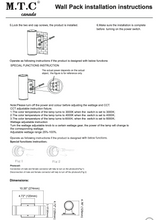 (Pack of 2) M0835 - Cul Certified M.T.C Canada LED Up Down Wall Pack Light – 5W/10W/15W Adjustable, 3CCT Selectable (3000K/4000K/6000K), Black, Outdoor Wall Sconce, AC120-277VAC with Photocell