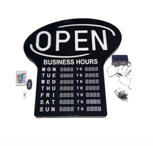 M0851:Upgraded M.T.C Canada RGB LED Open Sign with Timer & Remote – Multi-Color Programmable Display for Storefront & Business