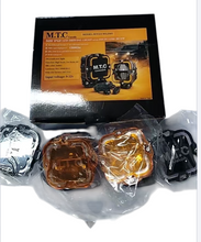 Full Kit M0854 – M.T.C Canada 4" 90W (45Wx2) LED Driving Light with DRL, High/Low Beam 6000K, IP68 Waterproof (12000LM, Amber DRL) With Dual Switch Wiring harness