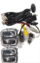 Full Kit M0854 – M.T.C Canada 4" 90W (45Wx2) LED Driving Light with DRL, High/Low Beam 6000K, IP68 Waterproof (12000LM, Amber DRL) With Dual Switch Wiring harness