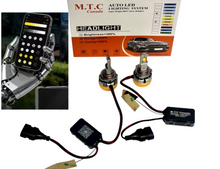 (1 Pair )M0860: M.T.C Canada AI LED Headlight Series – 85W x2 18000LM, APP Control ( Change Colour ) Canbus Ready, Upgraded Driver, 6000K /4300K/3000K