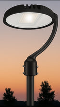 (Pack of 1) M0655 Black Housing 150Watt : M.T.C Canada LED Garden Post Light/LED Street Light with Photocell Sensor Input 100-277VAC, Switch Power with Button 150W/120W/100W and CCT Change 4K/6K CUL