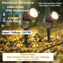 Pack of 10 Piece M0732: M.T.C Canada LED Garden Light 10W Landscape Lights 24VDC Input Voltage : Colour Available 3000K Warm White IP66
