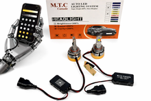 (1 Pair )M0860: M.T.C Canada AI LED Headlight Series – 85W x2 18000LM, APP Control ( Change Colour ) Canbus Ready, Upgraded Driver, 6000K /4300K/3000K