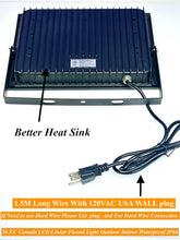 2 Pack or 4 pack to choose M0641: M.T.C Canada LED Flood Light 100W 12000lm 6000K  InputAC120V Water ProofCETL