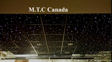 (25 Piece 2x2 Star Ceiling Panel) M0764 :M.T.C Canada Fiber Star Ceiling Light 2x2 (600 x600 mm) Panel with 20 Fiber 4 Meter Length 24VDC RGBCW with M0807 Controller &M0638 24VDC 96Watt LED Driver