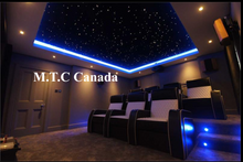 (25 Piece 2x2 Star Ceiling Panel) M0764 :M.T.C Canada Fiber Star Ceiling Light 2x2 (600 x600 mm) Panel with 20 Fiber 4 Meter Length 24VDC RGBCW with M0807 Controller &M0638 24VDC 96Watt LED Driver