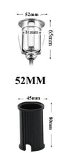 (Size :52mm)(Pack of 10) M0767 3K : M.T.C Canada Outdoor Inground Led Lights 4 Sides 1W 24VDC 3000K Stainless Steel IP68 Waterproof Lawn and Garden Lighting Embedded Ground Light (Color : Warm Light)