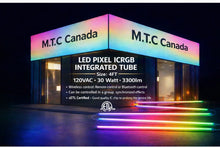 cETL Certified M0833 :(Pack of 25) M.T.C Canada LED 30W RGB Integrated LED Tube Light Linkable Upto 8 Piece in Series Input 100-130V Certified to CSA STD 22.2,with Bluetooth App