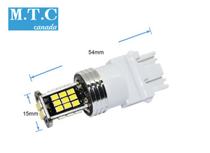 Pack of 2 :M0301 6000K  : LED 3156/3157 Bulb 30SMD Input 10-30V AC Canbus Colour Available 6000K,Amber , RED CE,ROHS