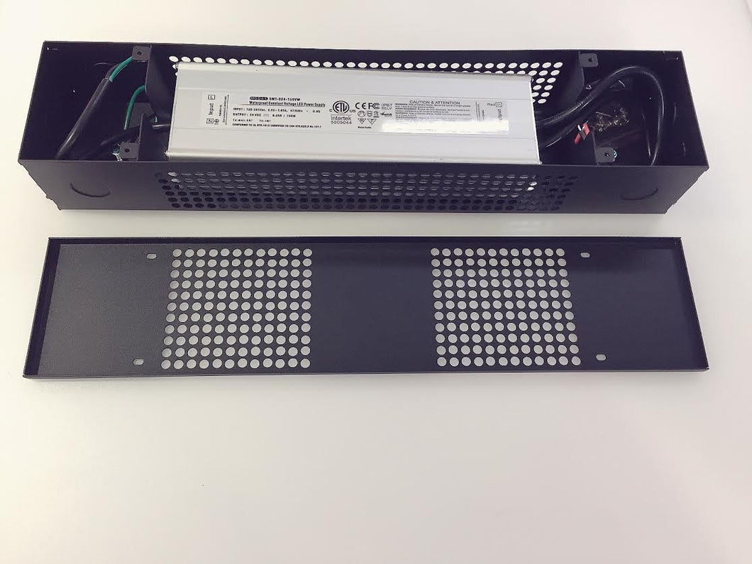 M0498 :LED Constant Voltage Power Supply With J BOX 250W 24VDC Waterproof IP67 Outdoor/Indoor CETL Certified Input: 100-265Vac Output:24VDC 10.41A