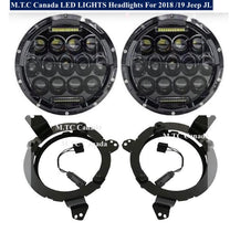 1 Pair : M0402 :M.T.C Canada Wrangler JL ( 7 inch Round LED Headlights Kit With 9 Inch Jeep JL Bracket Set Projector DOT for Wrangler JL (9 inch Kit With 7 Inch Round 75W 6K With DRL 6000K)