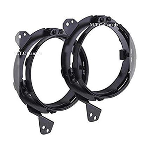 M0405:M.T.C Canada 2018-2019 Jeep JL Head Light Brackets Kit Only With JL Plug 100% Fit for M.T.C Canada 7 Inch Head Lights