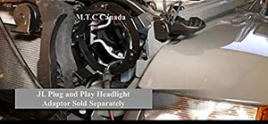 M0405:M.T.C Canada 2018-2019 Jeep JL Head Light Brackets Kit Only With JL Plug 100% Fit for M.T.C Canada 7 Inch Head Lights