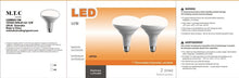 Pack of 24 :M0110 3K  LED BR40 Bulb 10W,1100 lumens,Dimmable 3000K Warm White, Input Voltage120VAC