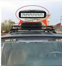 Mini 6 inch LED Light Bar 18W 6000K Off road LED Bar LED Headlights 12V 4x4, SUV ,Tractor ,Truck Boat, Work Light Spot Flood IP67.Pack of 4 Pcs